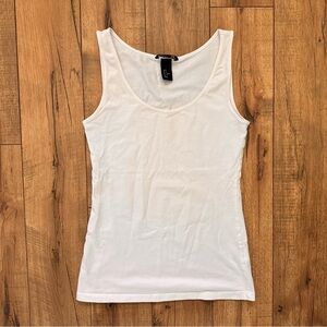 H&M Basic White Tank Top
